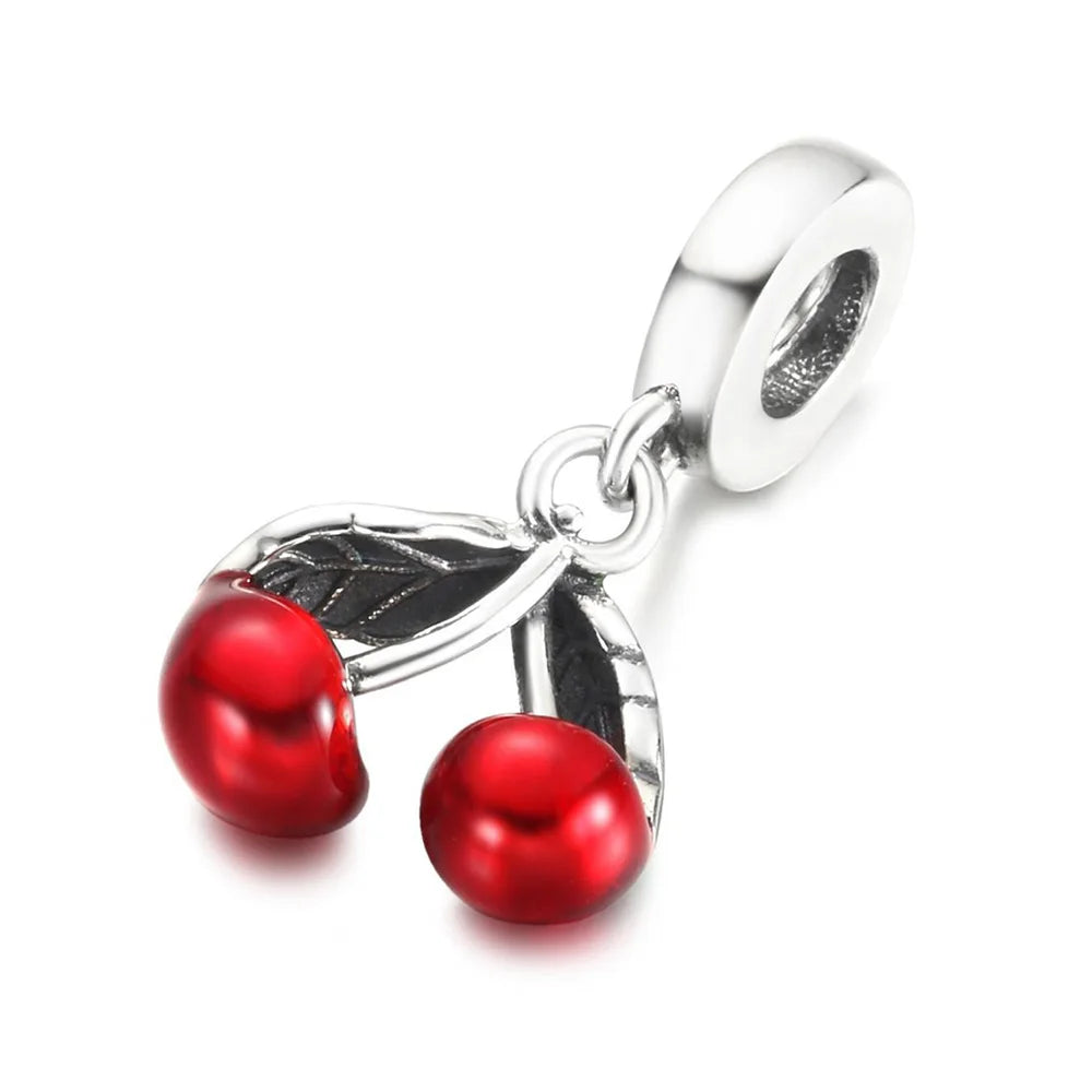 925 Sterling Silver Blue Planet & Dolphin Galaxy Dangle Charm | Women’s Bracelet DIY Jewelry