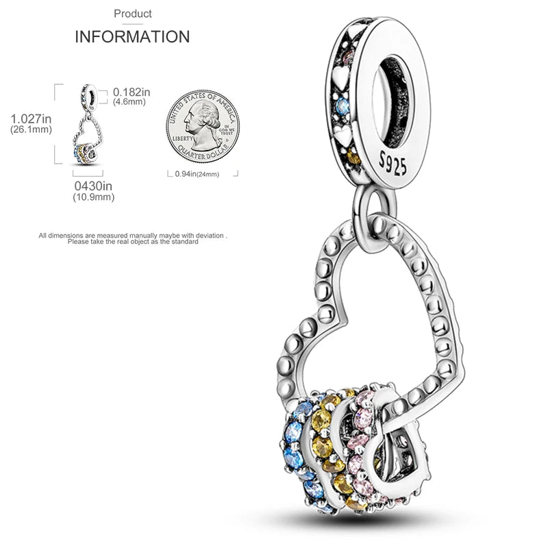 2025 Hot Elk, Dinosaur & Firefly Luminous Dangle Charm Beads | 925 Sterling Silver DIY Bracelet