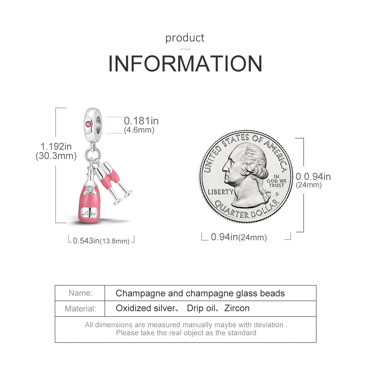 S925 Silver Heart Love Mom Infinity Charm | Dangle Bead Fit Bracelet Jewelry Mother’s Day Gift