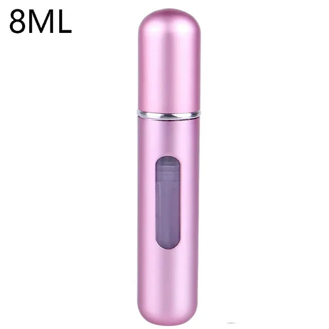 8ML Wholesale Refillable Perfume Bottle – Metal Aluminum Spray Atomizer | Portable Travel Perfume Container