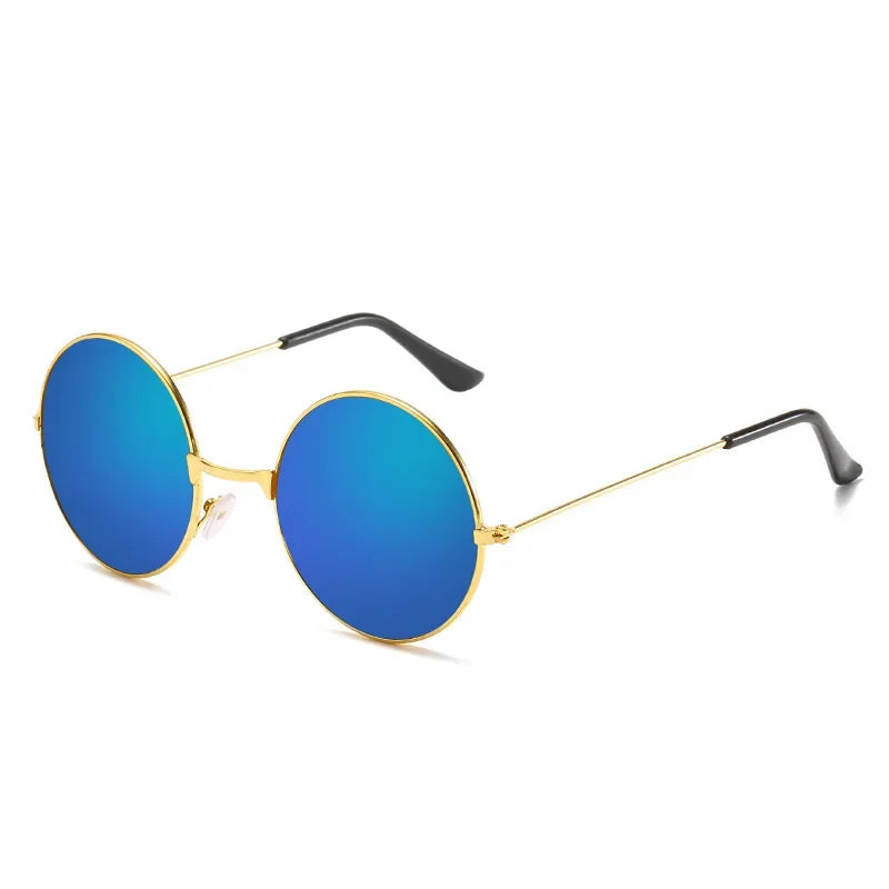 Popular Fishing & Leisure Round Metal Sunglasses – Retro Vintage Fashion Eyewear for Men & Women | UV400 Sun Glasses 2022
