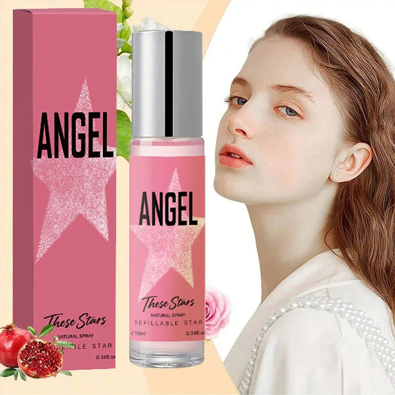 Angel Eau De Parfum 50ml – Refillable Star-Shaped Spray | Elegant Pheromone Perfume for Women | Fresh, Natural & Charming Fragrance