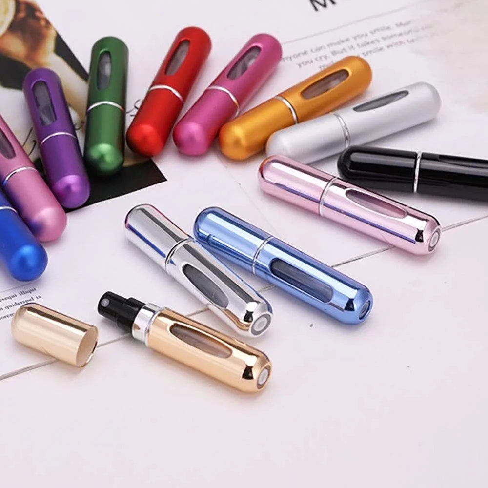 5ML / 8ML Refillable Mini Perfume Bottle – Portable Cosmetic Spray Atomizer | Travel Spray Container