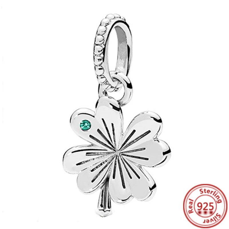 925 Sterling Silver Heart-Shaped Moon Rose Beads Charm | Classic Random Blind Bag | Affordable DIY Bracelet Jewelry Gift