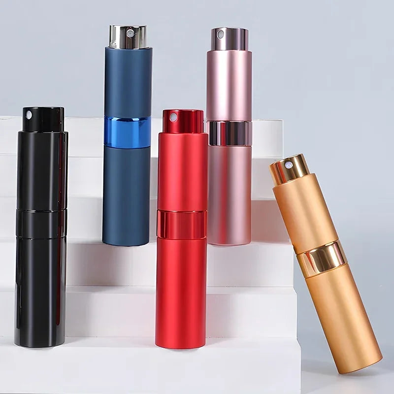 8ML Wholesale Refillable Perfume Bottle – Metal Aluminum Spray Atomizer | Portable Travel Perfume Container