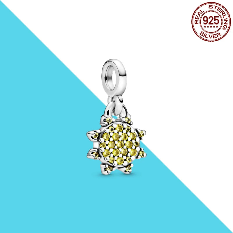 925 Silver 👁️ Eye Medallion Pendant | Pandora Fit DIY Connector Charm