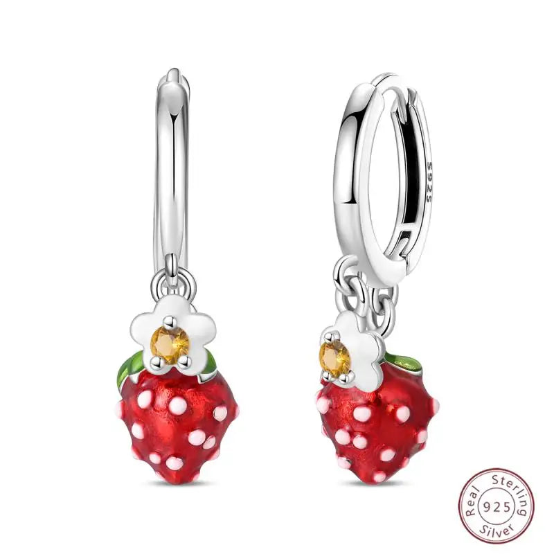 New Original 925 Sterling Silver Sweetheart Bow & Crab Ocean Earrings | Donut Zircon Round Design Women’s Fine Jewelry