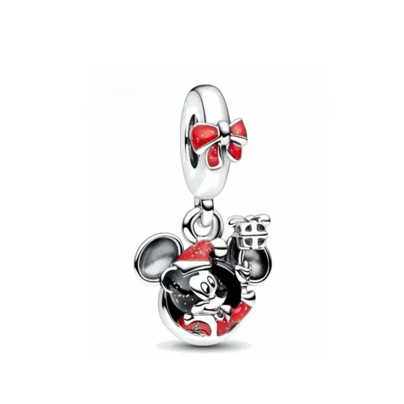 Fashionable 925 Silver Mouse & Eiffel Tower Charm – DIY Pendant for Original European Bracelets