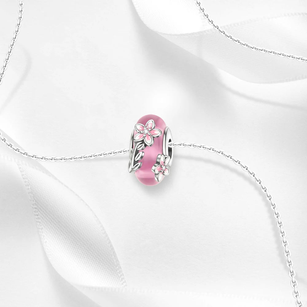 2025 New 925 Sterling Silver Colorful Murano Glass Beads | Fit Original Pandora Bracelet & Necklace DIY Jewelry