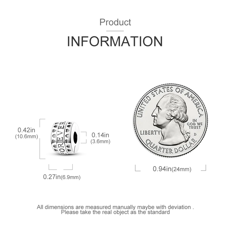 925 Sterling Silver Star, Moon & Heart Safety Chain | CZ Beads Angel Wing Charm for Original Bracelet DIY Jewelry