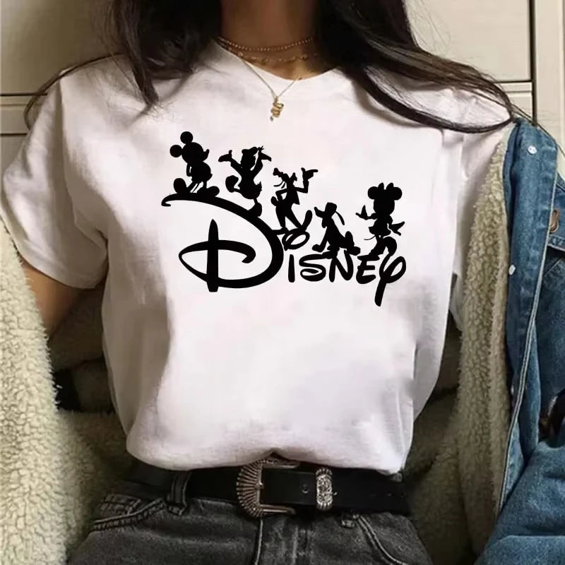 Cute Letter Print Women’s T-Shirt | Y2K Trendy Casual Short Sleeve Summer Top for Girls