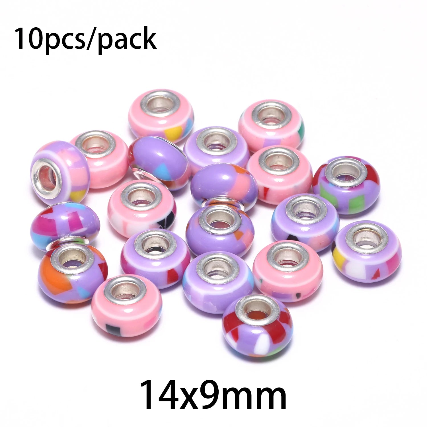 Silicone Spacer Stopper Clip Beads | Murano Crystal Charms | Fit Original Pandora Bracelet & Necklace | DIY Jewelry Making