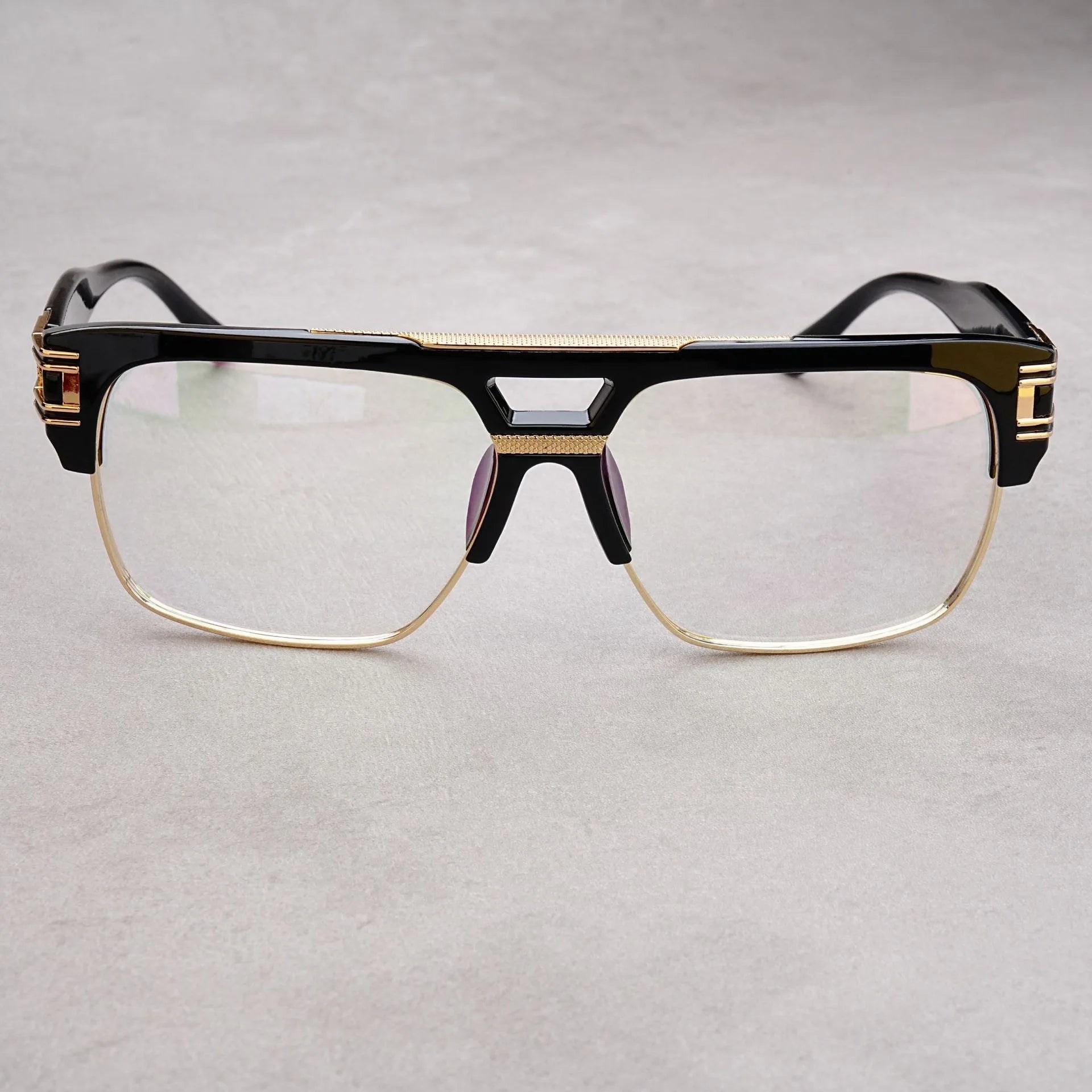 European & American Fashion Sunglasses – Transparent Retro Square Frame for Men & Women | Sunshade Mirror Eyewear
