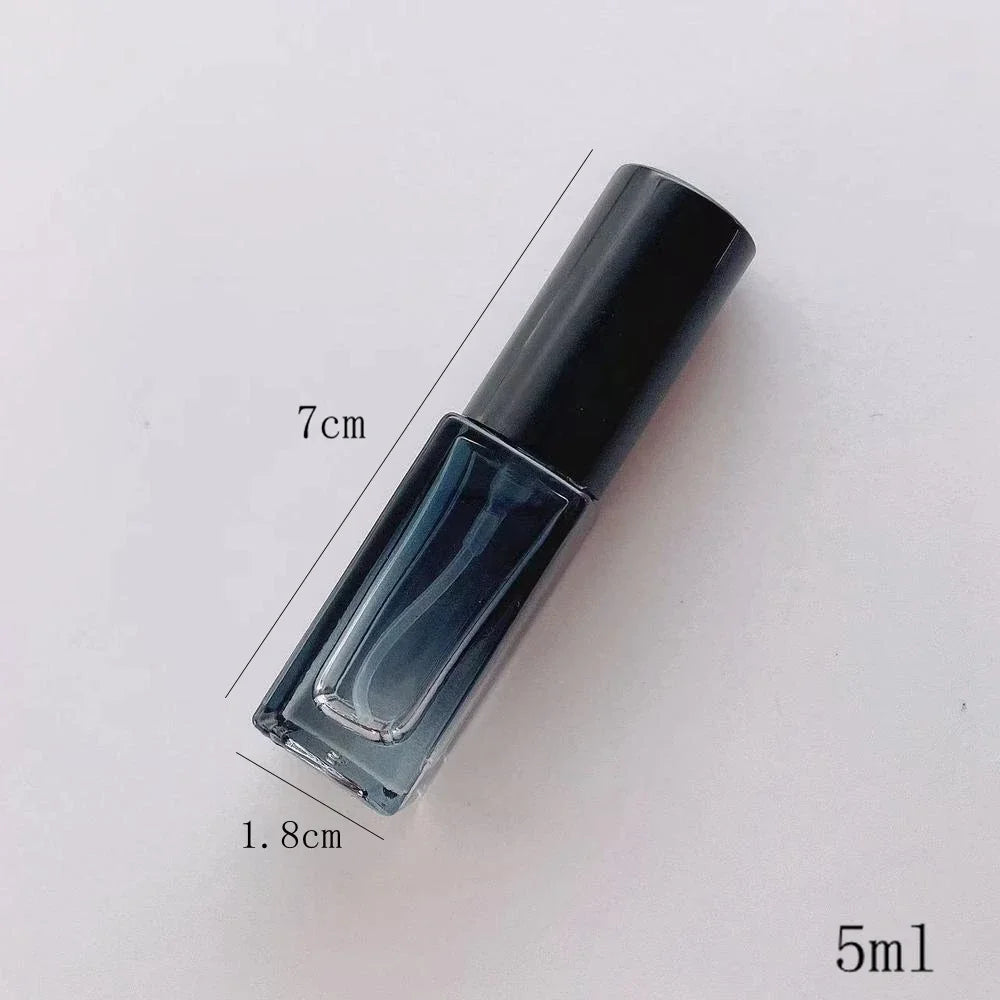 5/9/20ML Gradient Blue Perfume Spray Bottles – Empty Glass Atomizer | Refillable Travel Cosmetic Sample Vials
