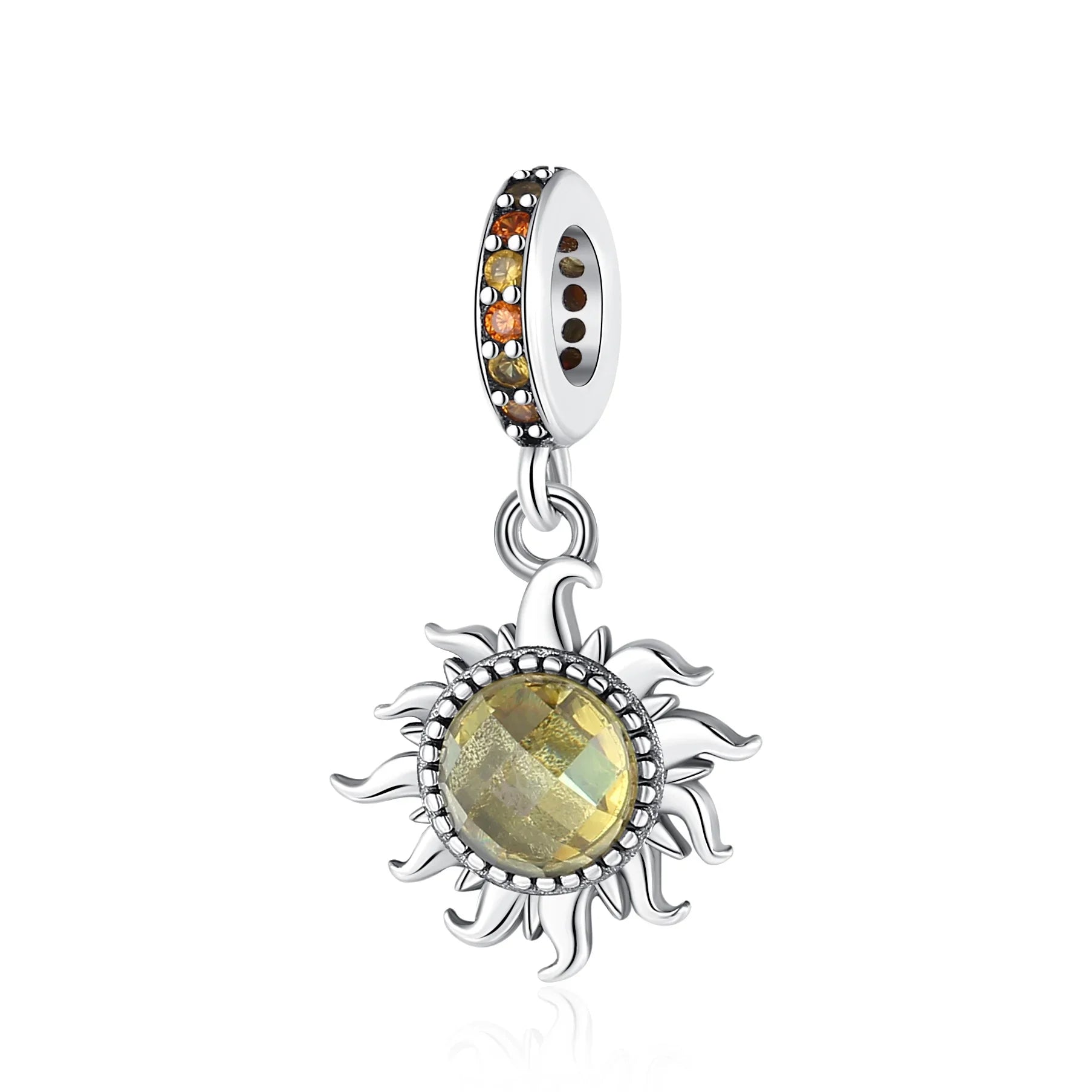 925 Sterling Silver Stars, Moon, Sun & Flower Dangle Earrings – DIY Bracelet Charms