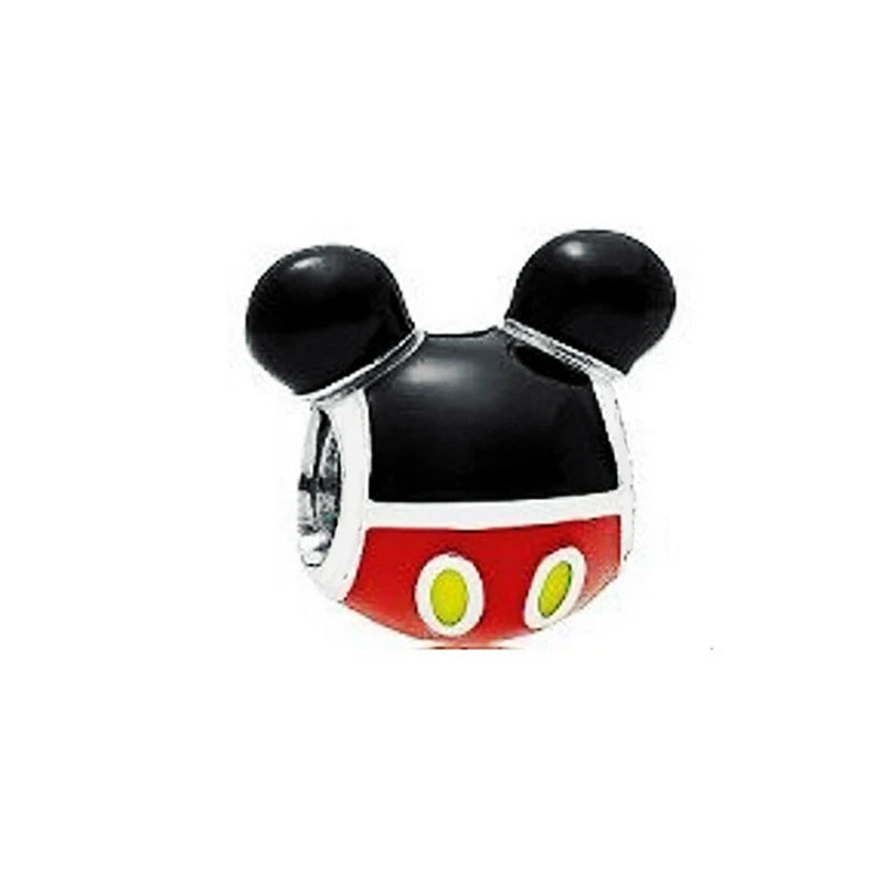 New Miniso 925 Sterling Silver Minnie Mickey Donald Duck Charm Beads | Fit Original Bracelet Necklace DIY Jewelry Gift for Women