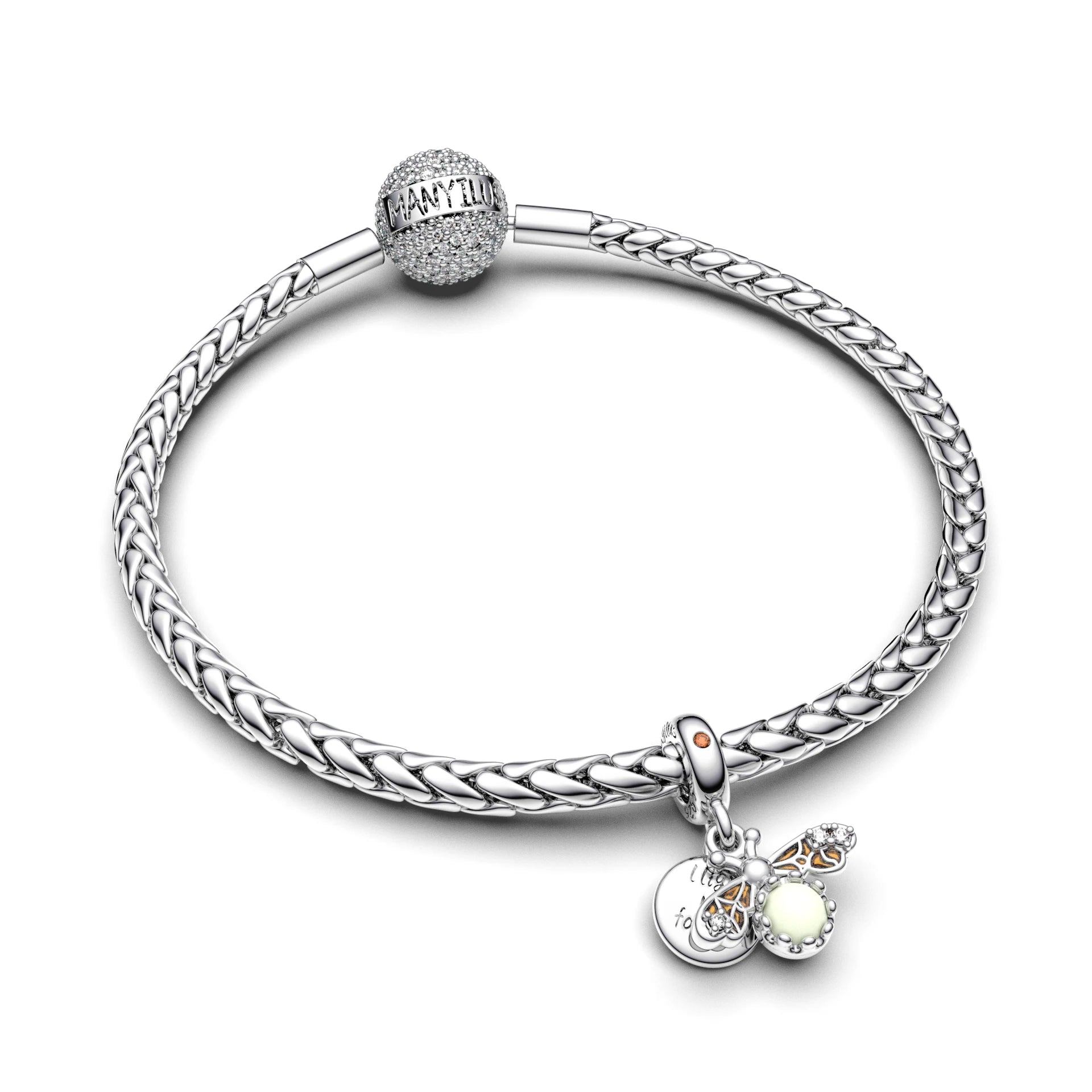 High-Quality 925 Sterling Silver Italian Charm & Pendant Bracelet – Women’s Fine Jewelry Accessory