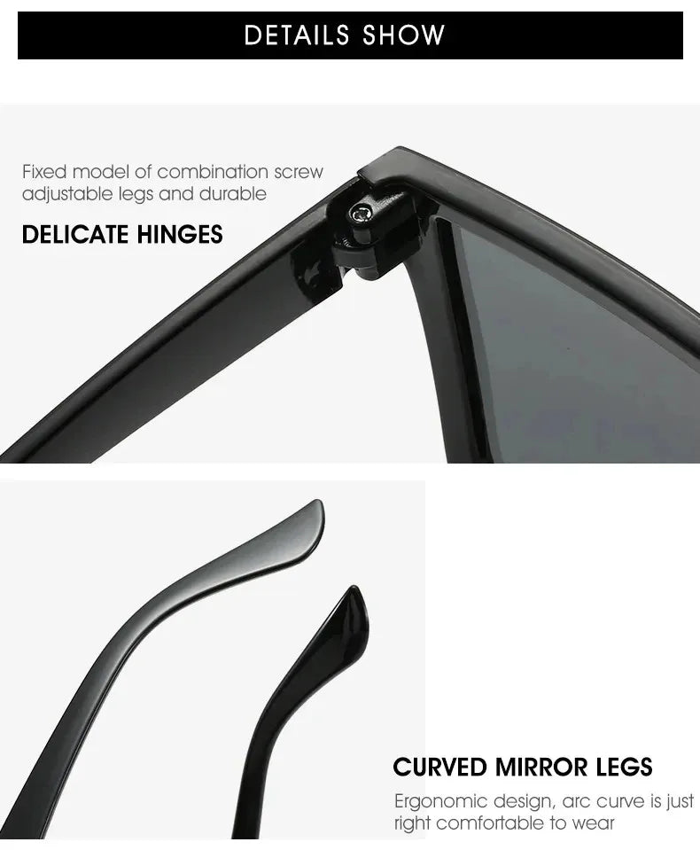 Square Frame Sunglasses for Men & Women – Fashion Trend Vintage UV Protection Sun Glasses 2025