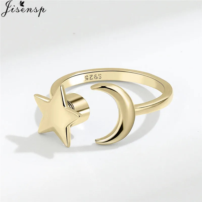 Luxury Fashion Fidget Spinner Ring | Crystal Planet & Butterfly Finger Ring for Women, Anti-Stress Jewelry