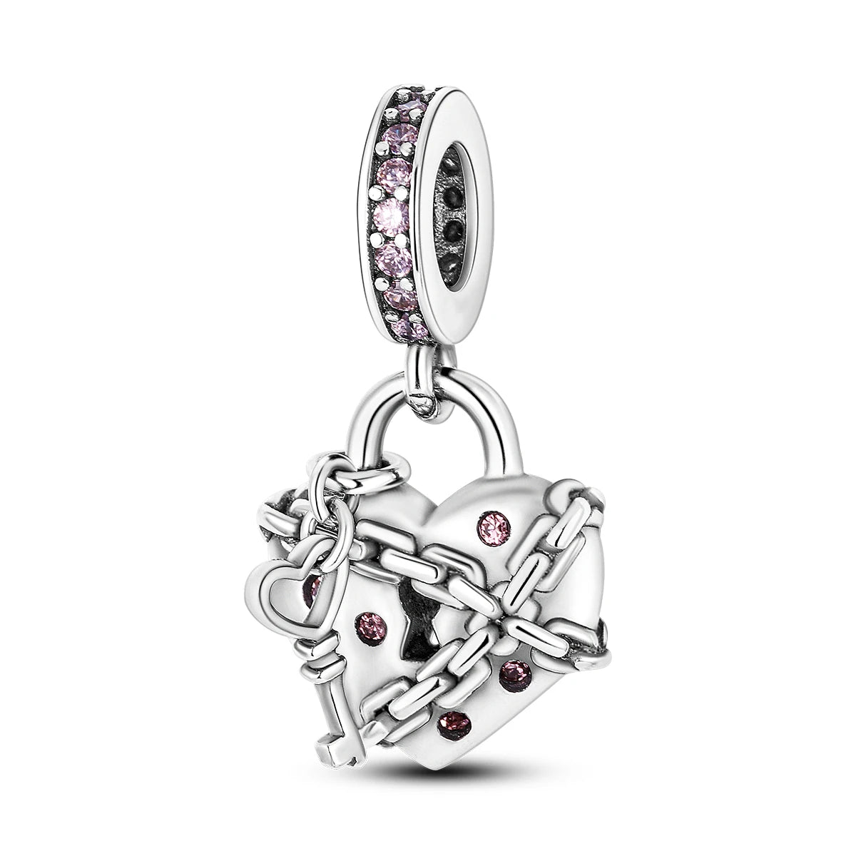 S925 Silver Heart Love Mom Infinity Charm | Dangle Bead Fit Bracelet Jewelry Mother’s Day Gift