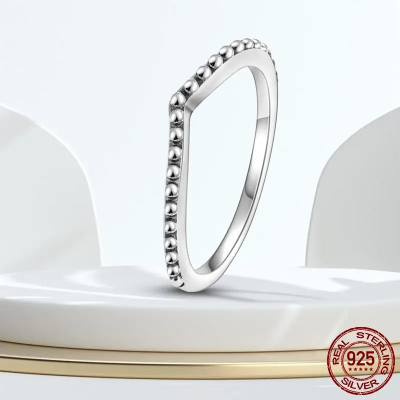 925 Sterling Silver Cross Ring for Women | Clear CZ Engagement & Wedding Band | Fine Jewelry Gift