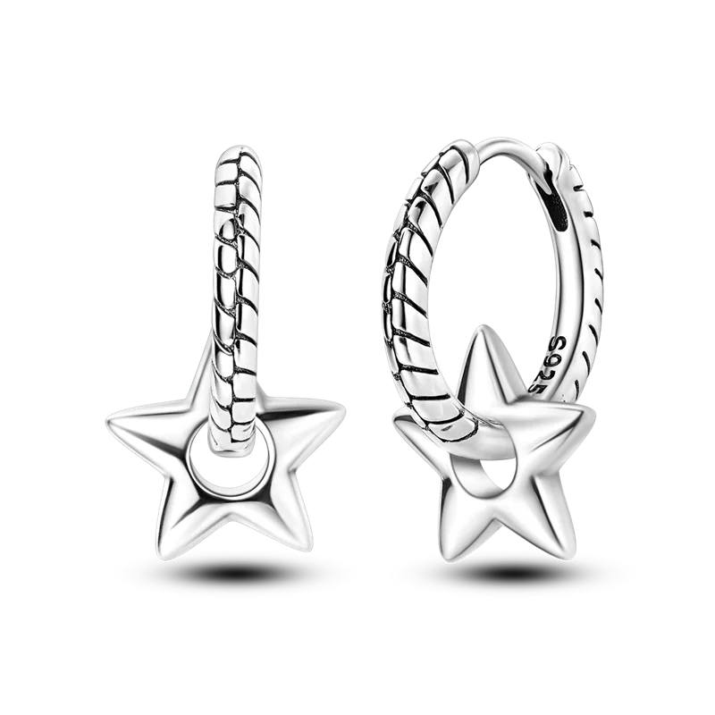 925 Sterling Silver Colorful Butterfly Hoop Earrings | Pave CZ Elegant Gothic Jewelry for Women & Friends