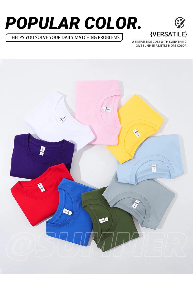 100% Cotton Women T-Shirt – Casual Sporty Short Sleeve O-Neck Tee | Loose Summer Top White & Black