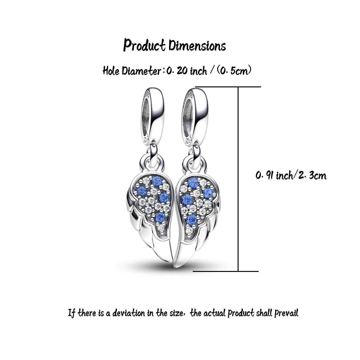 925 Sterling Silver & K Gold Pendant Beads | Bracelet Accessories & Charms for Women DIY Jewelry