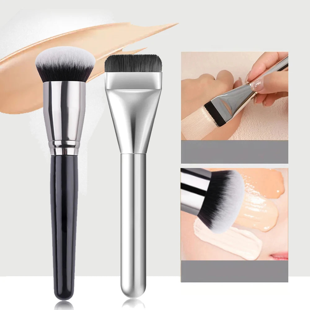 Professional Makeup Brushes Set – Foundation, Loose Powder, Concealer, Blending & Blush Cosmetic Beauty Tools
