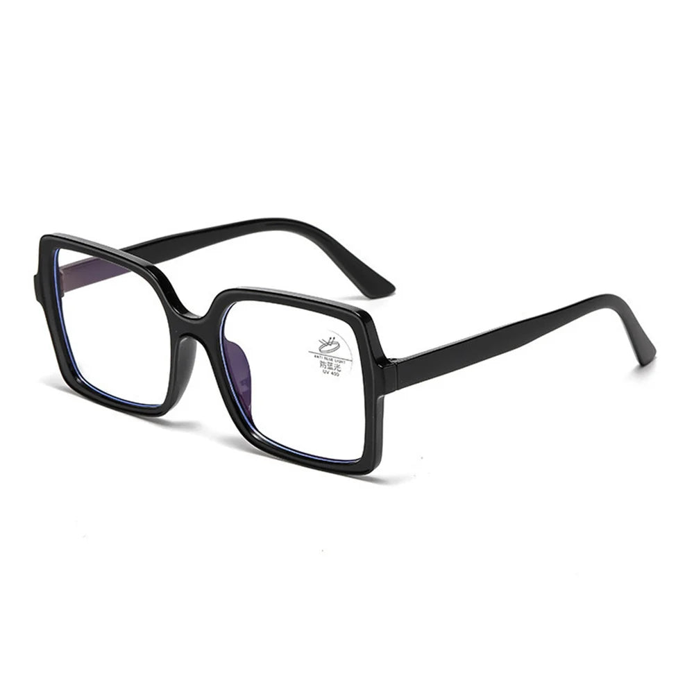New Fashion Anti-Blue Light Glasses – Stylish Square Reading Eyeglasses for Men & Women | Transparent Frame Optical Spectacle