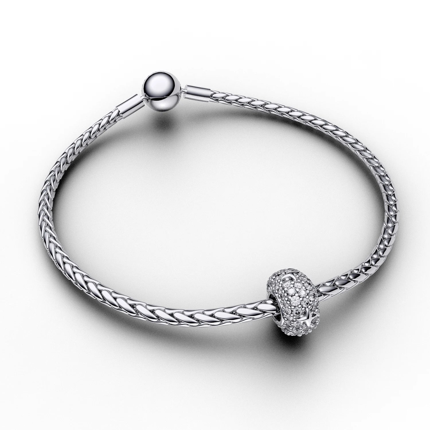 Italian 925 Silver Bag & Nail Charms | Real Silver Beads for Original Bracelets & Fashion Jewelry for Women