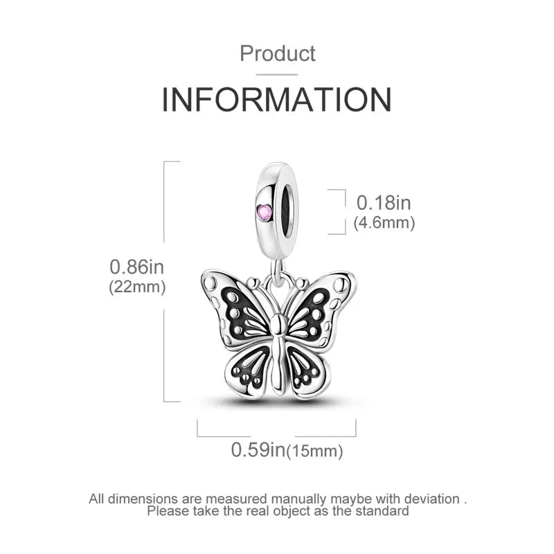 925 Sterling Silver Animal Series Charms | Horse, Squirrel, Elephant, Llama, Snake & Fox Fit Pandora Bracelet Original Jewelry