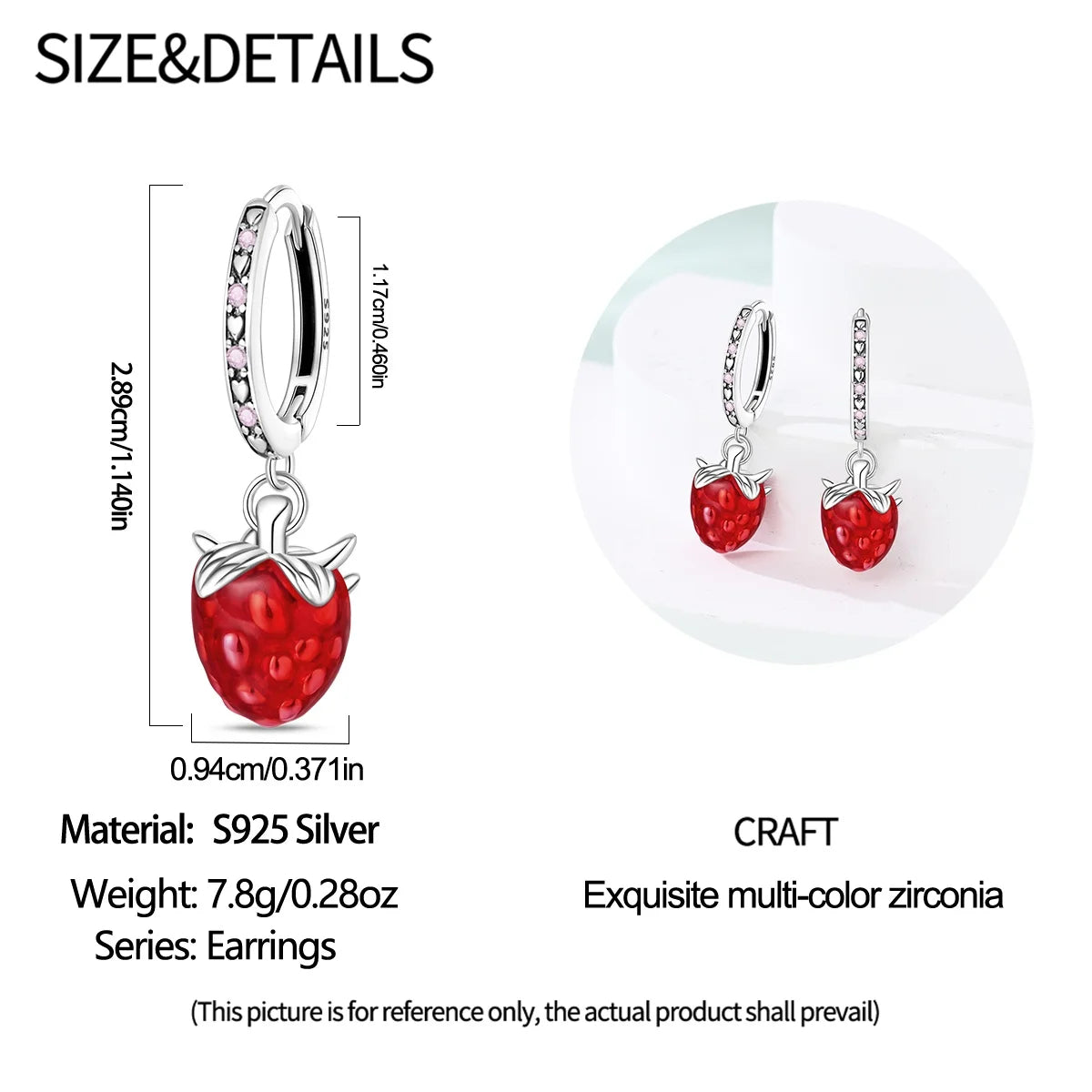 New Original 925 Sterling Silver Sweetheart Bow & Crab Ocean Earrings | Donut Zircon Round Design Women’s Fine Jewelry