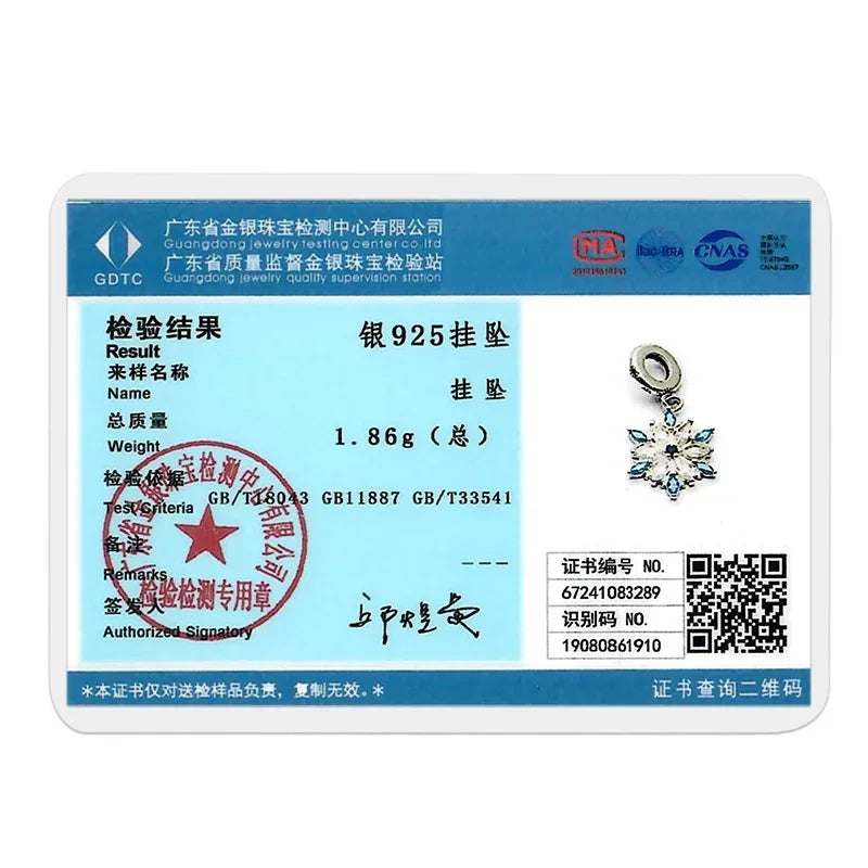 925 Sterling Silver Winter Snowman & Snowflake Charm Beads – Fits Original Bracelet DIY Fine Jewelry Gift for Women