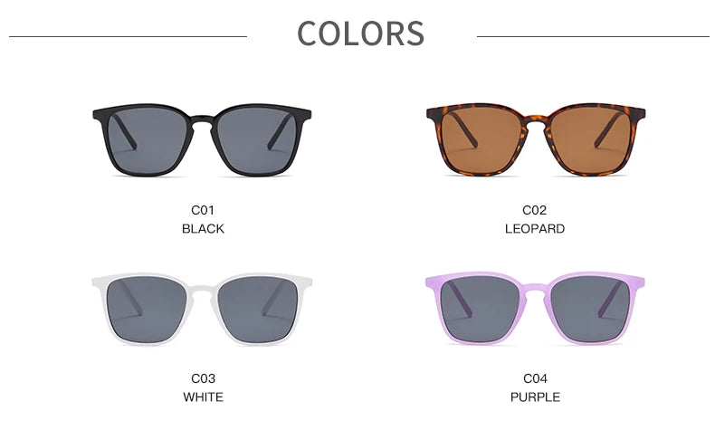 Fashion Small Square Sunglasses – Men & Women Colorful Frame Y2K Retro Gradient Sun Glasses | Hip Hop Shades UV400