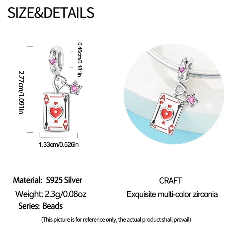 100% 925 Sterling Silver Heart Family Charms with Pumpkin & Pave Zircon Pendant – Fits Original Bracelet DIY Jewelry Gifts