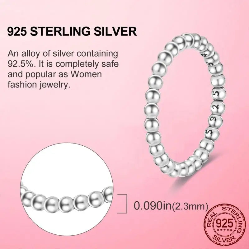 925 Silver Sparkling & Polished Lines Ring for Women | 2025 New Finger Ring | Wedding Engagement Jewelry Gift Anel