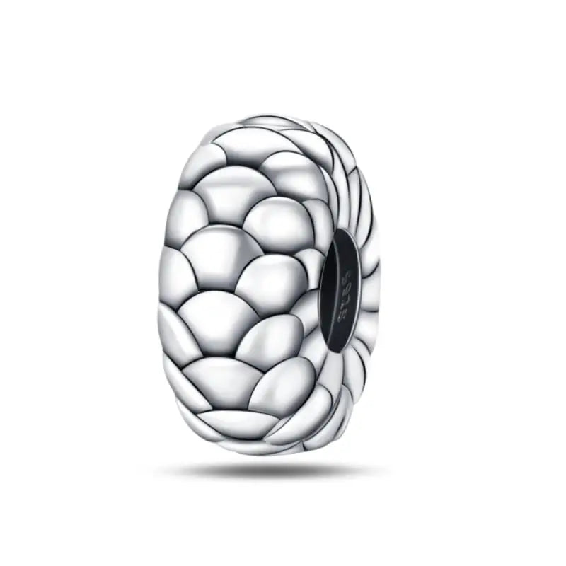 925 Sterling Silver Round Colored Zircon Spacer Beads – Fits Pandora Original Bracelets DIY Exquisite Party Jewelry