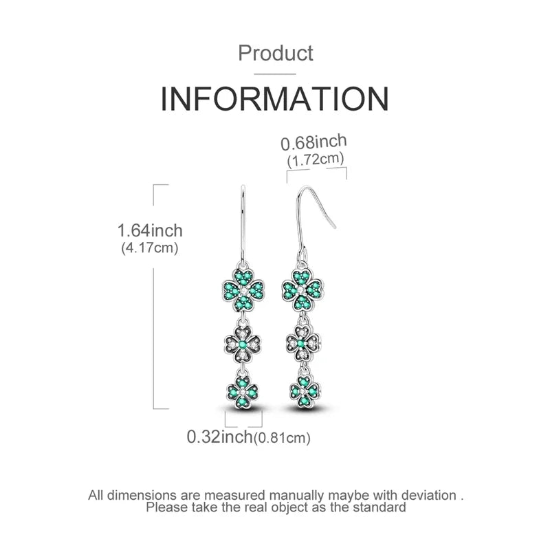 925 Sterling Silver Luminous Firefly Earrings | Original Design Pendant Earrings for Women – Luxury Wedding & Anniversary Jewelry Gift