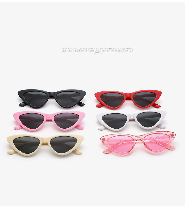 Children’s Sunglasses – Cute Cat Eye Eyewear for Girls & Boys | Baby Kids Infant Outdoor Shades UV400 Anti-Glare Goggles