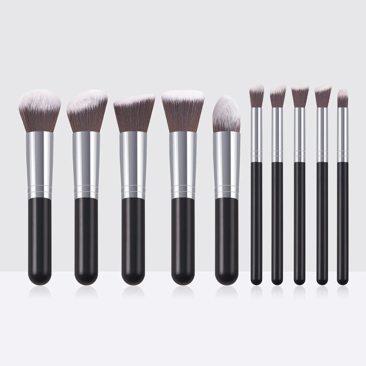 10 Pcs Professional Mini Makeup Brushes Set for Women Beauty Cosmetics Tools Foundation Power Blush Eyeshadow Lip Make Up Brush