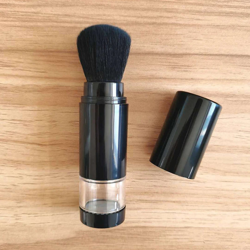 Portable Makeup Brushes Set – Face Cosmetic Foundation, Powder & Blush Makeup Brush with Travel Storage Beauty Tool