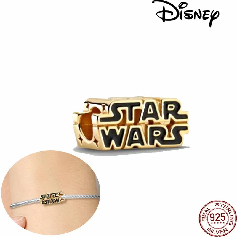 HEROCROSS Disney 925 Sterling Silver Charms | Mickey Mouse, Winnie the Pooh & Stitch Beads Fit Pandora Bracelet