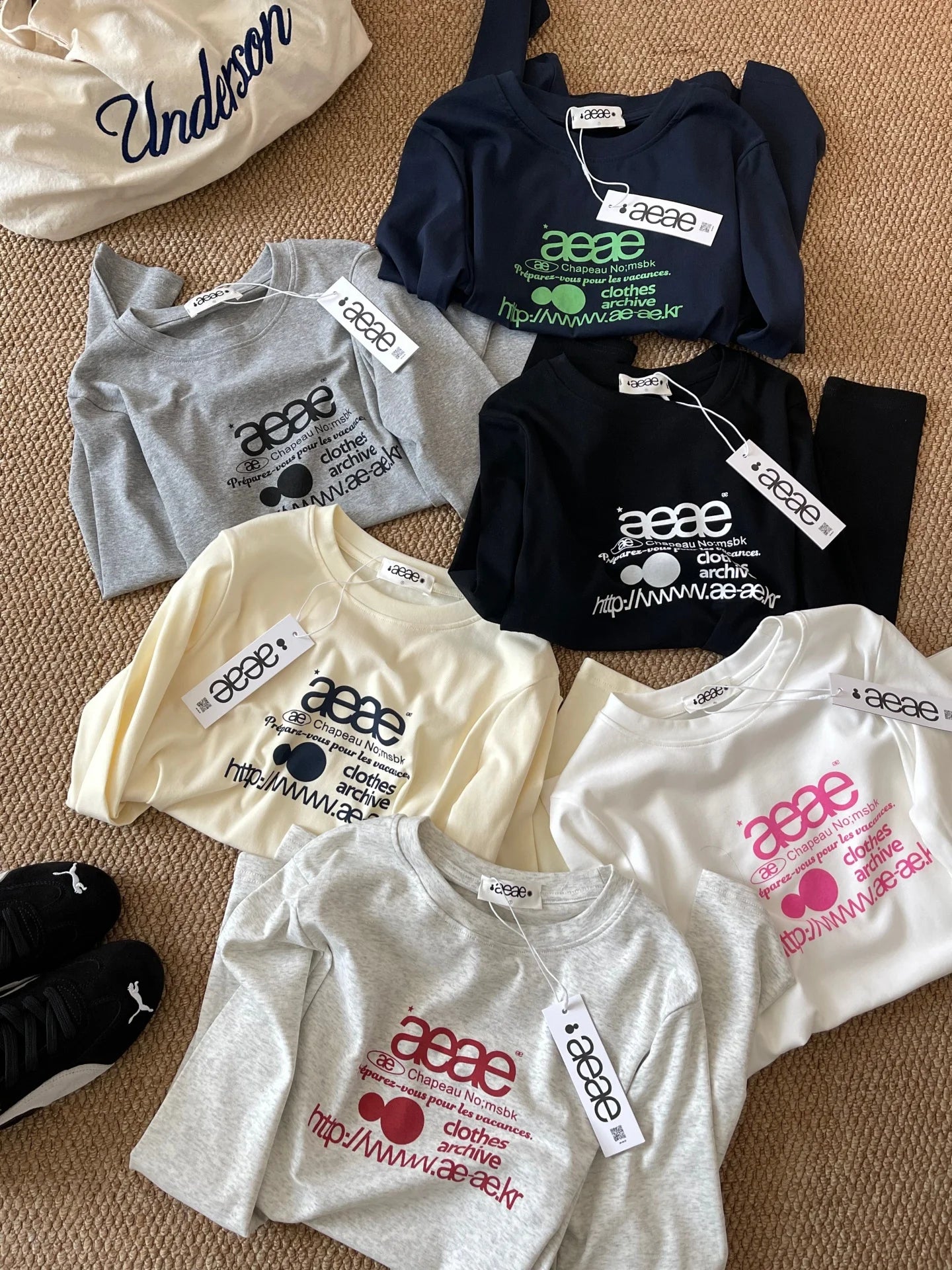 Women’s Slim Fit Round Neck Long Sleeve T-Shirt | Handmade Color Block Letter Print Base Layer Top