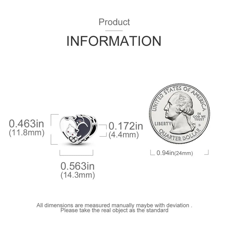 Cat Collection 925 Sterling Silver Charms Bead | Persian Bell & Multifarious Cat Dangle Fit Pandora Bracelet Necklace DIY Jewelry