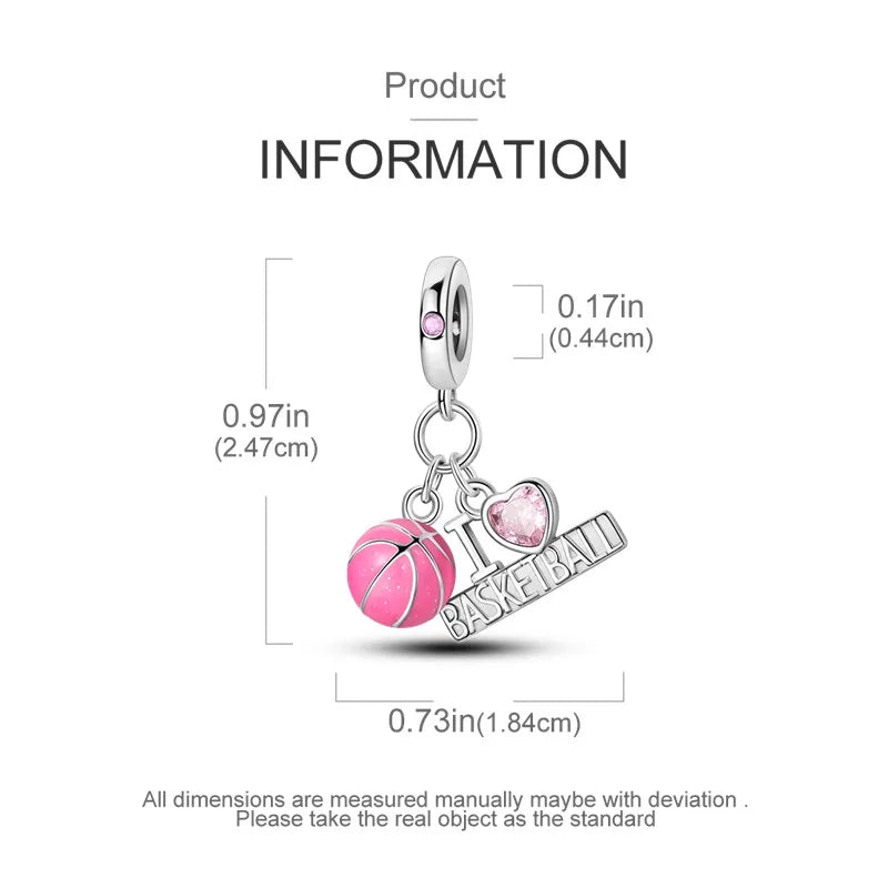 925 Sterling Silver Funny Playable Charms Beads | Smart Watch Tarot Bike Travel Dangle Fit Pandora Bracelet DIY Jewelry