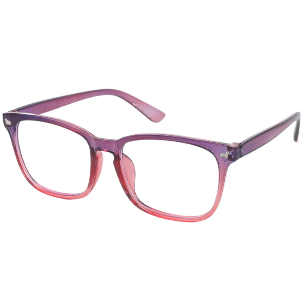 Blue Light Blocking Glasses – Square Nerd Frame Eyeglasses for Computer & Gaming | Anti Blue Ray Glasses