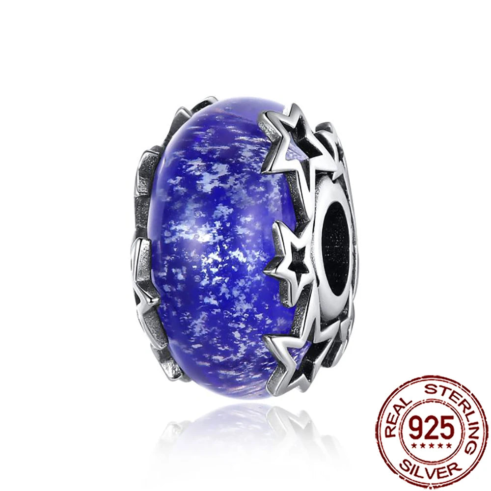 2025 New 925 Sterling Silver Colorful Murano Glass Beads | Fit Original Pandora Bracelet & Necklace DIY Jewelry