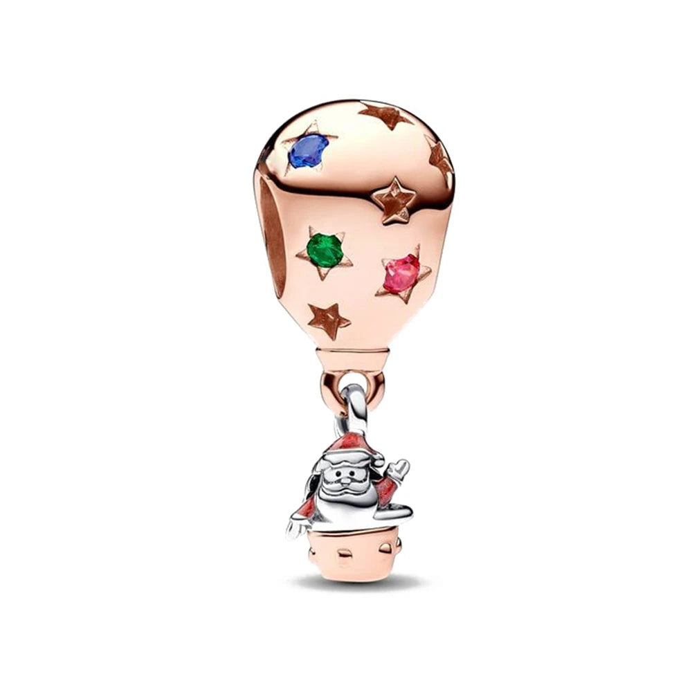 New 925 Sterling Silver Christmas Tree Snowflake Deer Sweater Charm | Fit Original Bracelet DIY Women Jewelry Gift