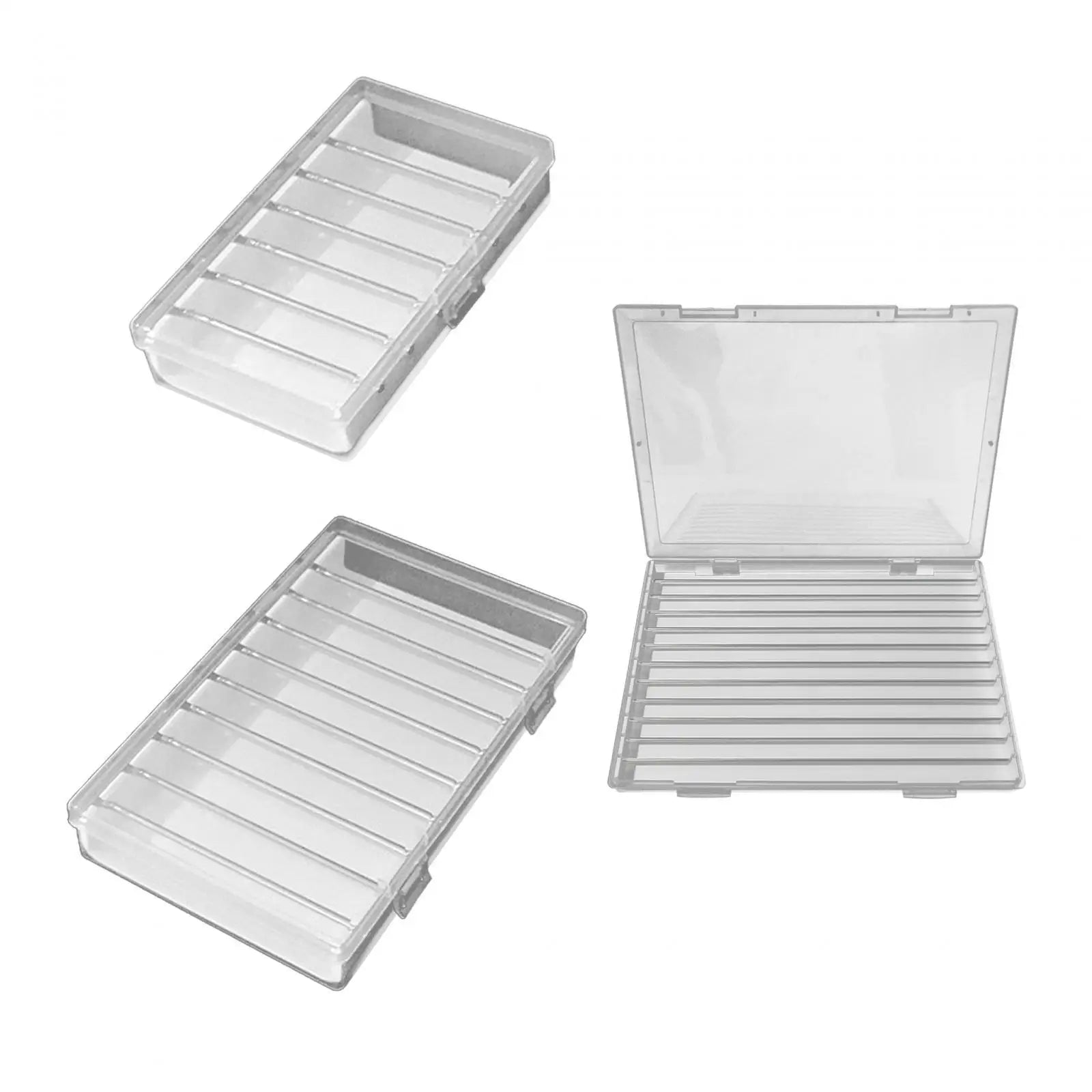 Acrylic Pandora Box Beads Rectangle Clear Jewelry Storage Organizer